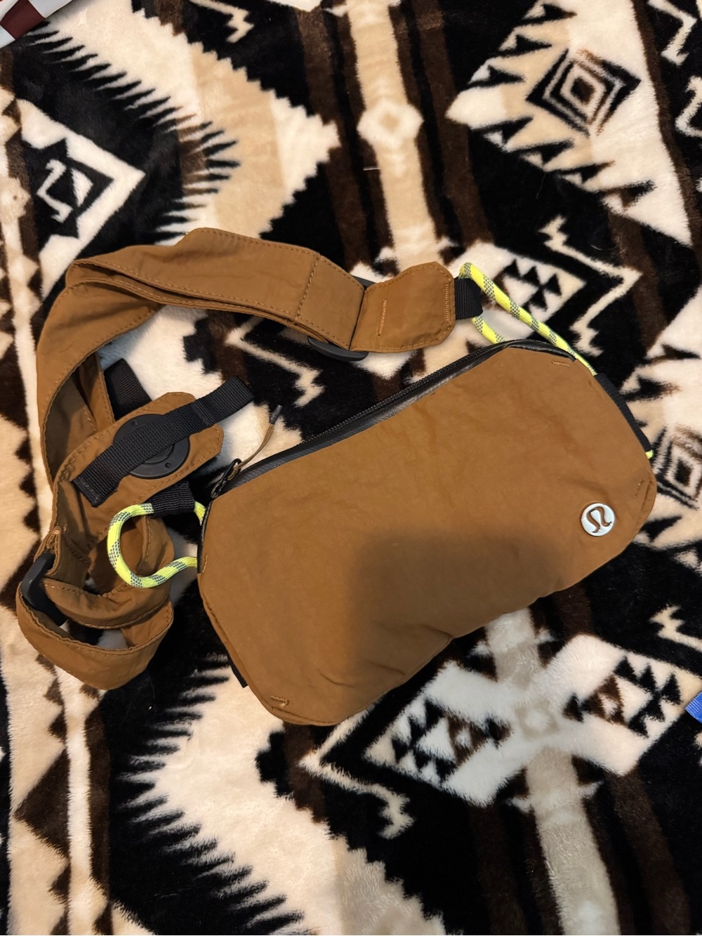 lululemon athletica Brown Sling Crossbody Bag